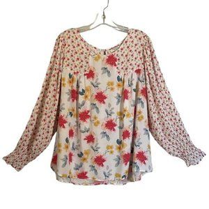 Andree by Unit Watercolor Floral Top